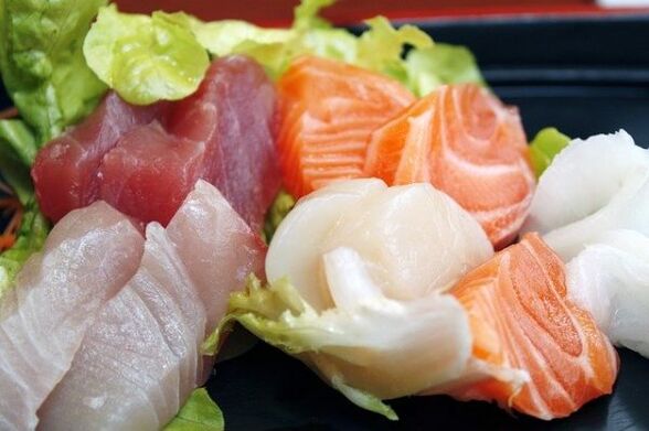 месо и риба за јапонската исхрана
