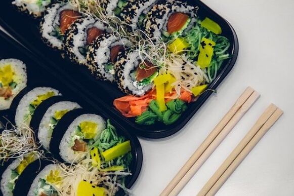 суши за јапонската диета