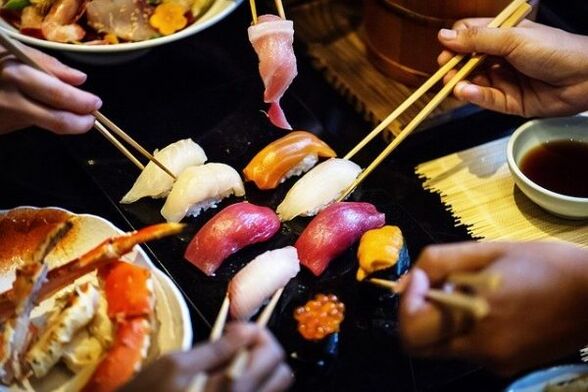 јадење на јапонска диета
