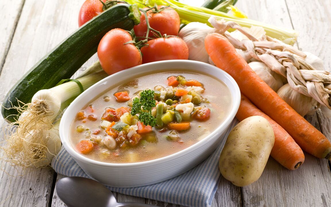 супа од зеленчук за гастритис